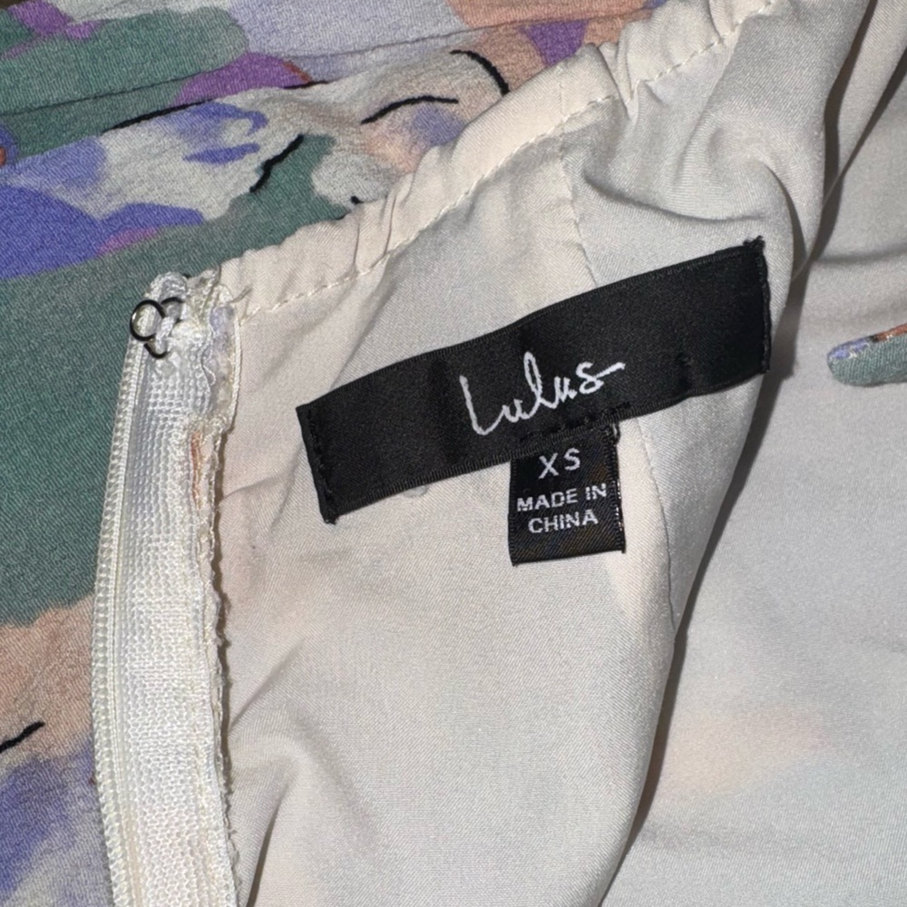 Lulu's Pastel Floral Sleeveless Dress - Picture 8 of 9